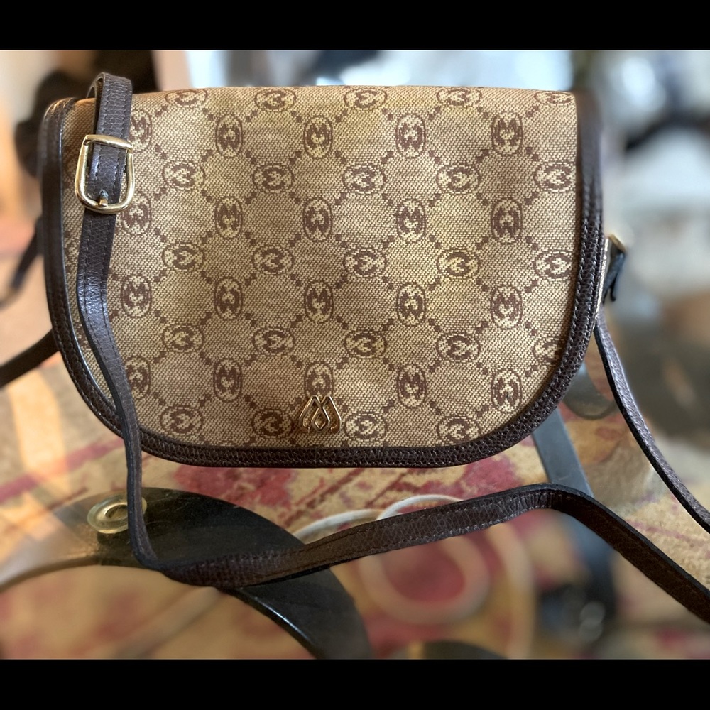 MORABITO vintage monogram crossbody bag